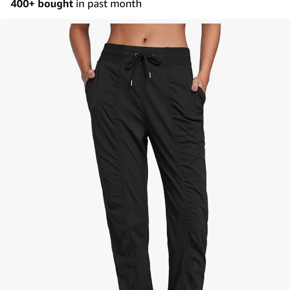 Women's Black Drawstring Pants